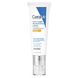 Best Face Moisturizers for Summer CeraVe Ultra-Light Moisturizing Lotion SPF 30