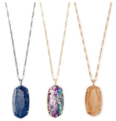 Your Guide To Kendra Scott Faceted Reid Long Pendant Necklaces