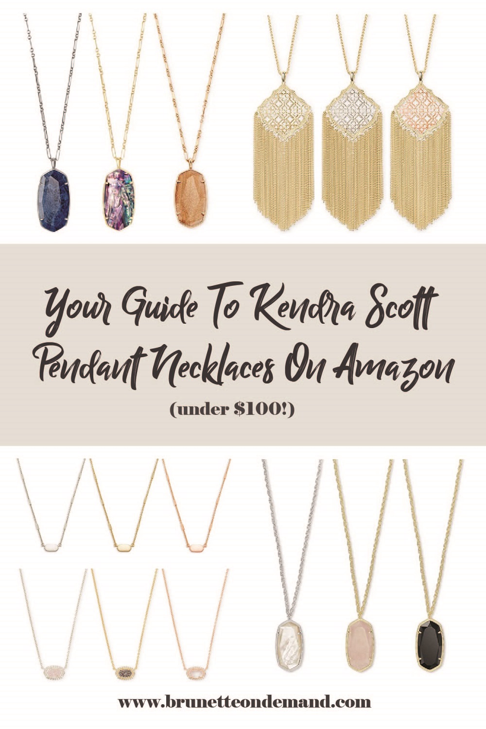 Your Guide To Kendra Scott Pendant Necklaces Under $100