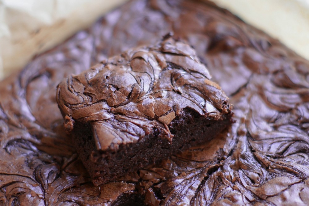 Easiest Gooey Chocolate Brownies