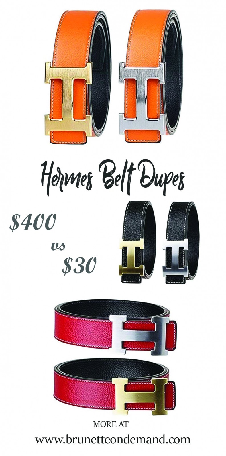 Amazing Alternatives To Hermes Belts | Hermes Belt Dupes    