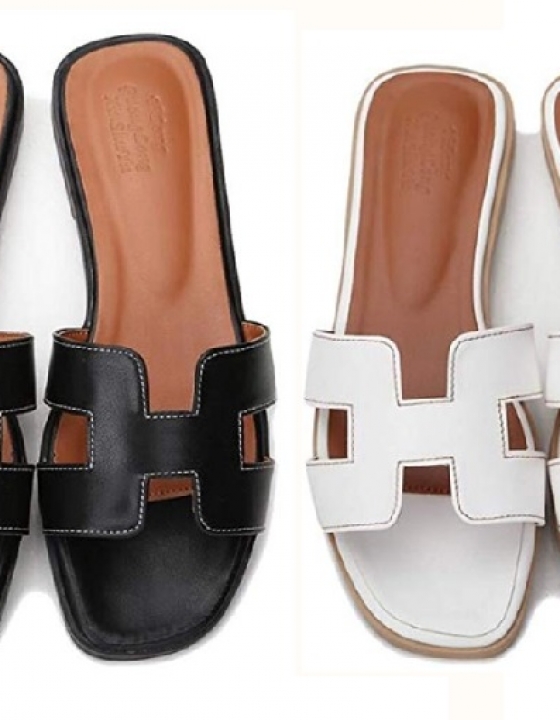 hermes fur sandals