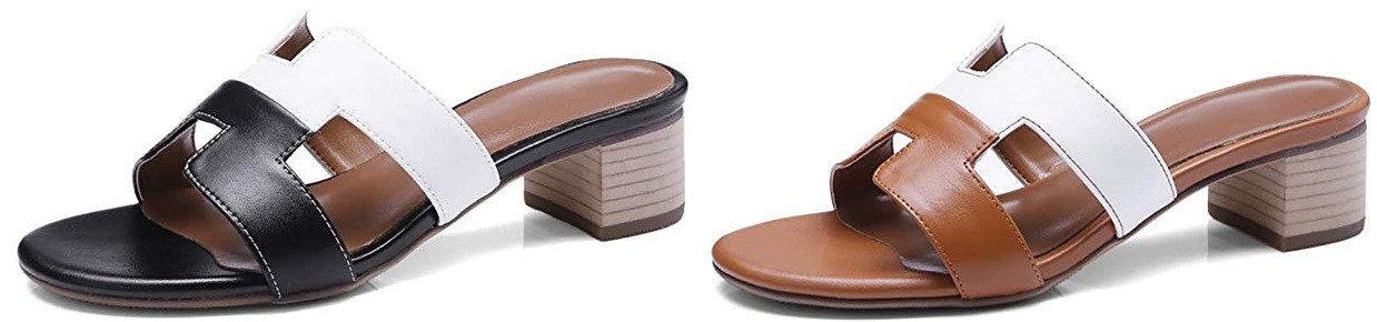 short square toe heels