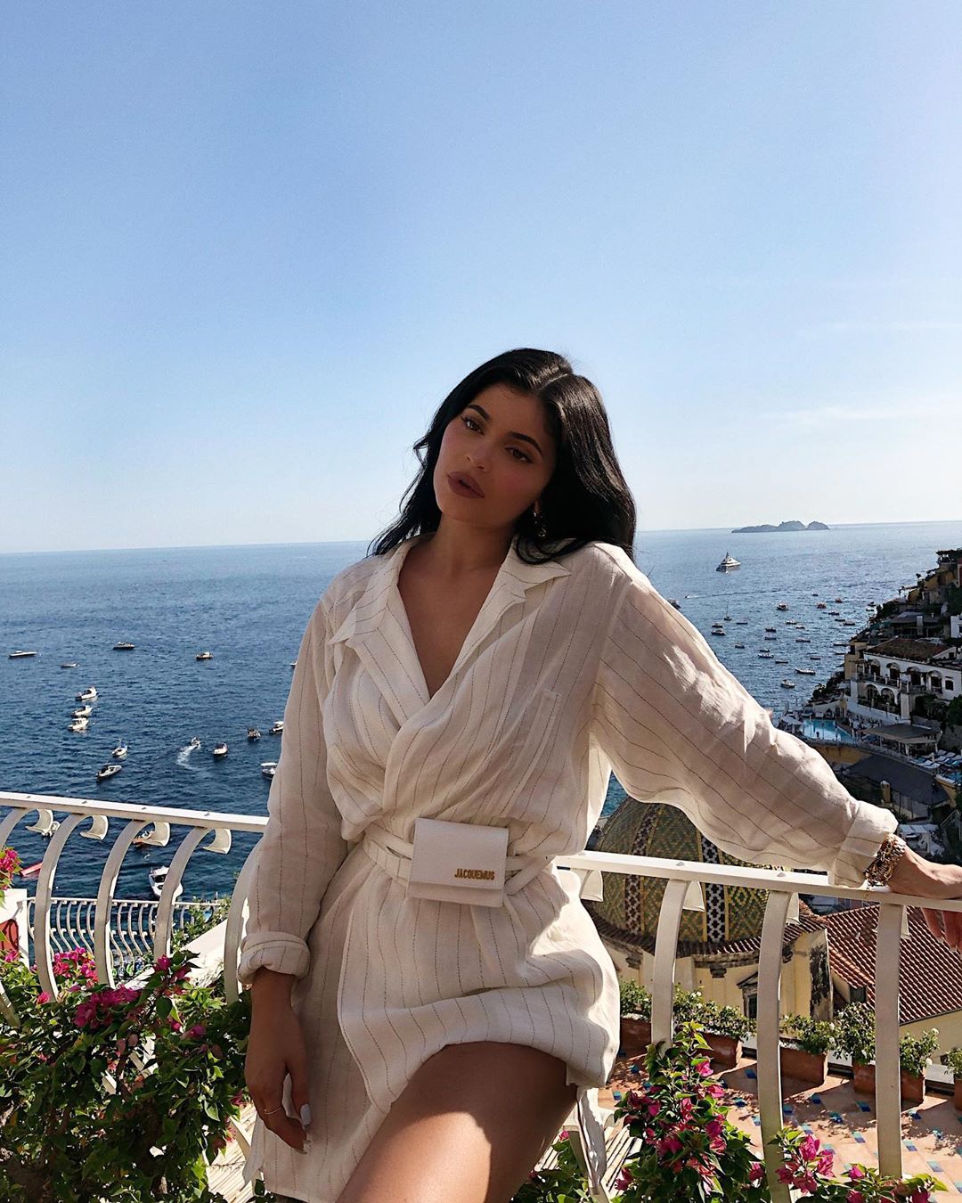 Get Kylie Jenner's 22nd Birthday Wardrobe Jacquemus Striped Dress