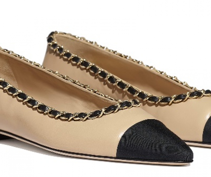 michael kors melody toe cap ballerinas