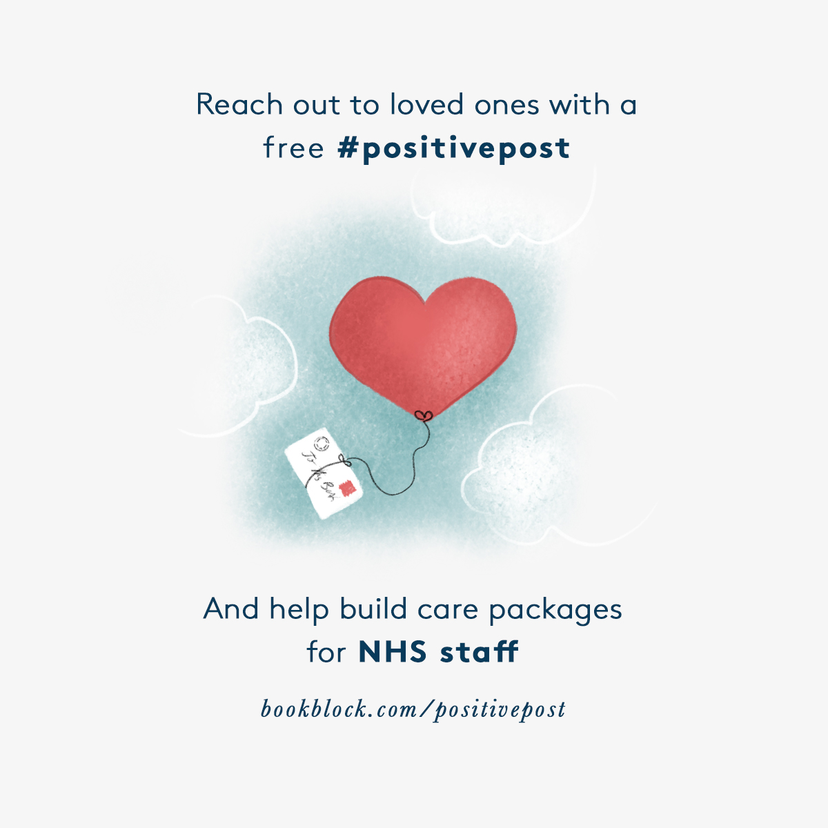 NHS Positive Post-Bookblock Campaign - COVID-19 Urgent Appeal