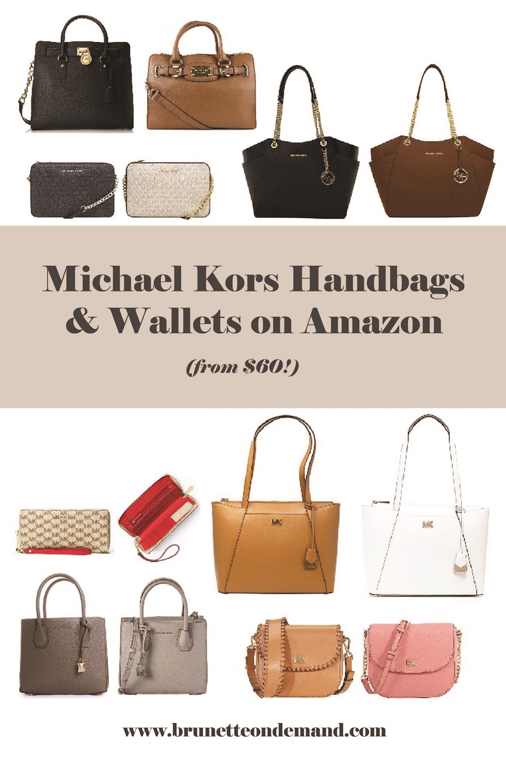 Affordable Michael Kors Handbags and Wallets on Amazon