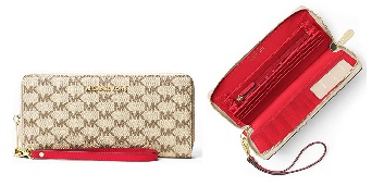 Affordable Michael Kors Monogram Continental Wallet