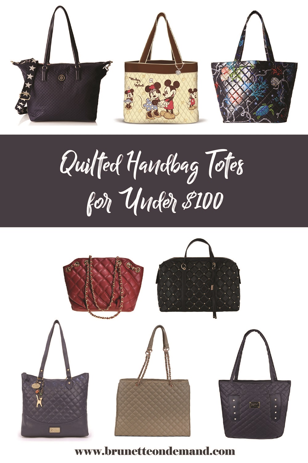 Amazing Quilted Handbag Totes for Under $100