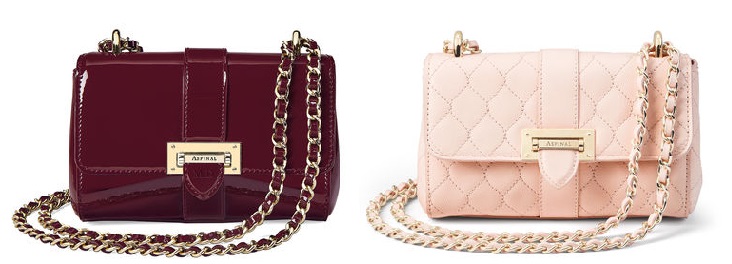 Aspinal of London Summer Sale Pink Micro Lottie Bags
