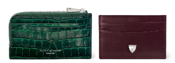Men's Card Wallet and Holder from Aspinal of London